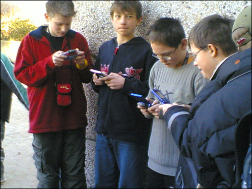 Gameboyfraktion an unserer Schule